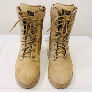 5.11 Tactical ATAC 8” Side Zip Boots Men’s Size 10 Coyote Tan Brown